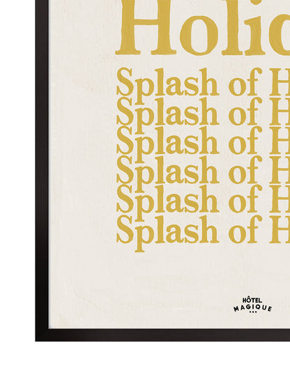 A Splash of Holiday Art Print – Archive Sale Edition-Art Print-Hôtel Magique