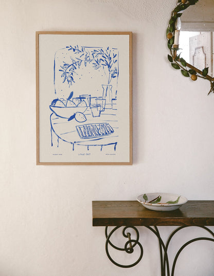 Citrus and Salt by Blakely Made-Art Print-A3-Unframed-Hôtel Magique
