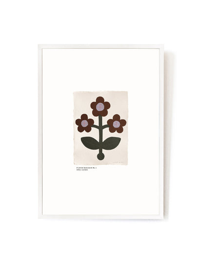 Fleur Magique No.4 by Louisa Dunn-Art Print-A3-White-Hôtel Magique