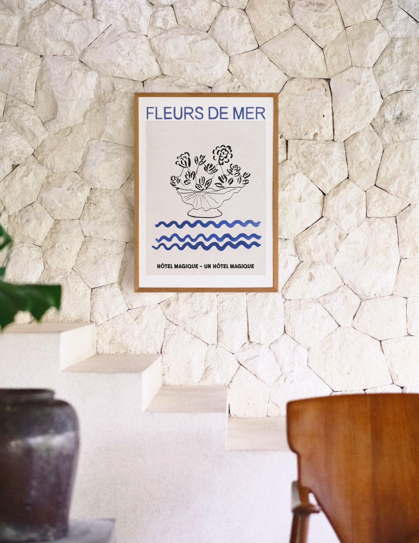 Fleurs de Mer art print-Art Print-A3-Unframed-Hôtel Magique