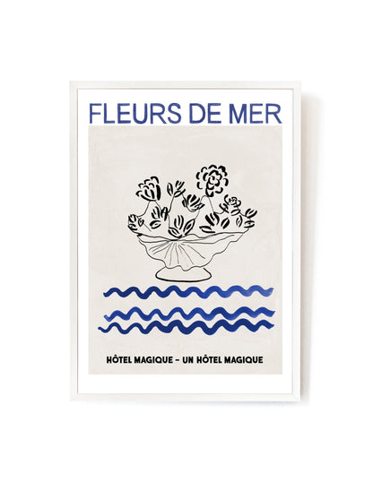 Fleurs de Mer art print-Art Print-A3-White-Hôtel Magique