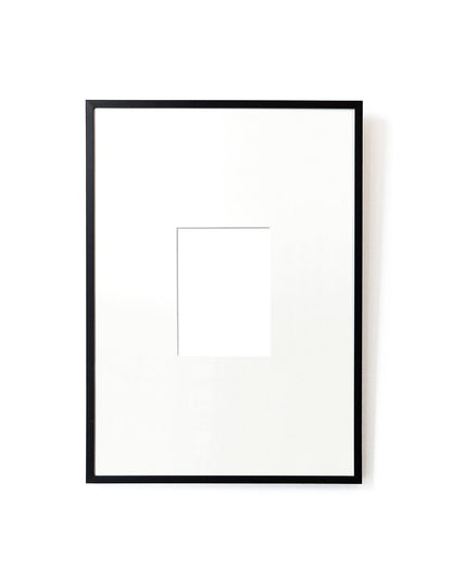 Frame + Passe-partout-A3 black frame with passe-partout-Hôtel Magique