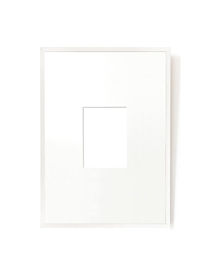 Frame + Passe-partout-A3 white frame with passe-partout-Hôtel Magique