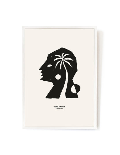 Island Dreaming by Ugla Studio-Art Print-A3-White-Hôtel Magique