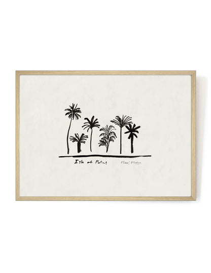 Isle of Palms art print-Art Print-A3-Oak-Hôtel Magique