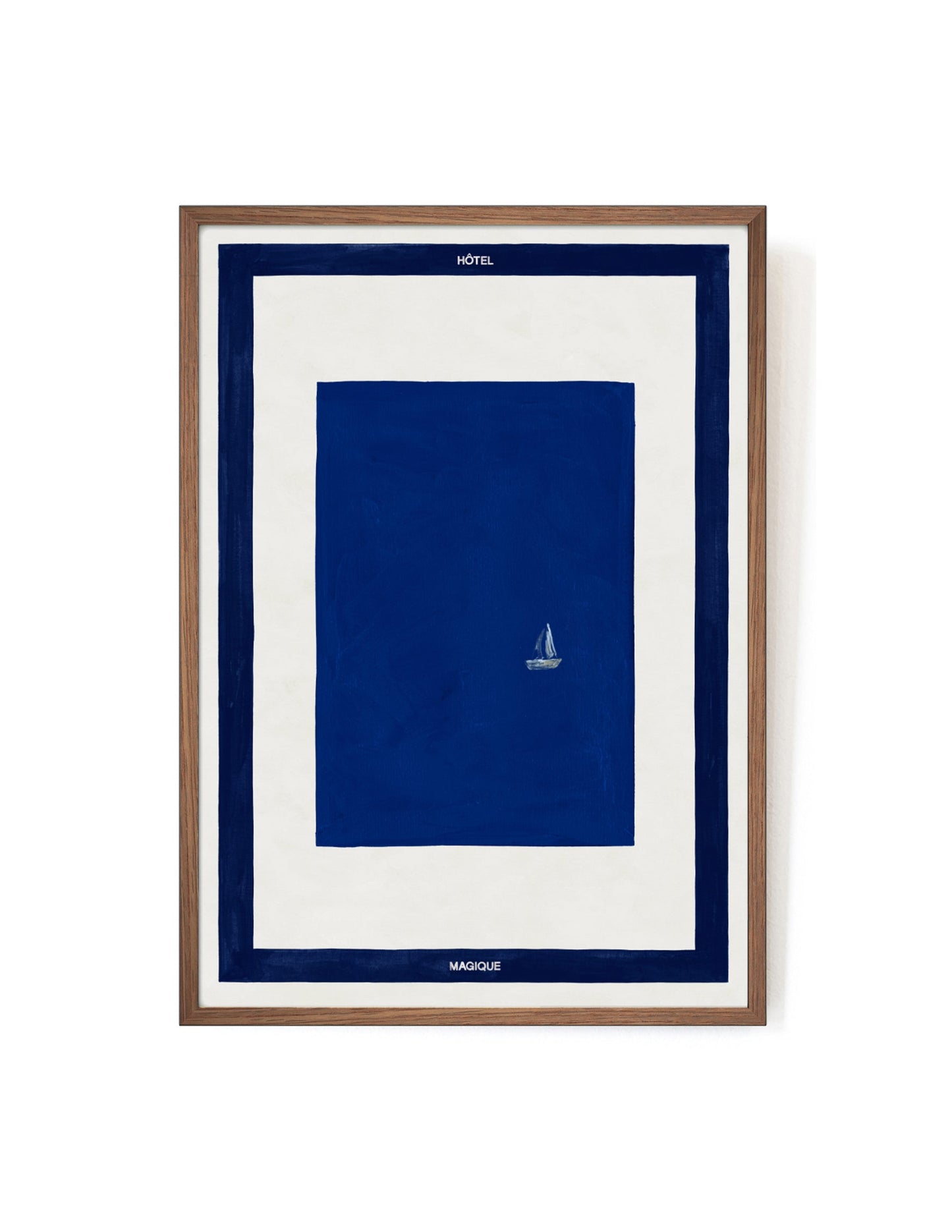 Magique Blue art print-Art Print-A3-Mahogany-Hôtel Magique