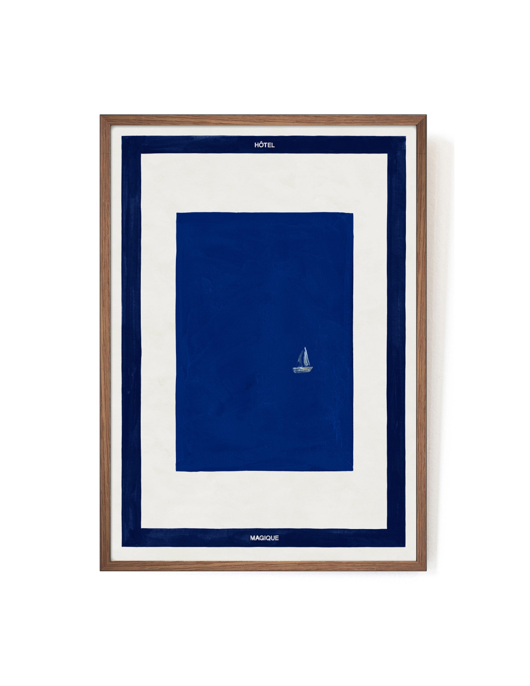 Magique Blue art print-Art Print-A3-Mahogany-Hôtel Magique