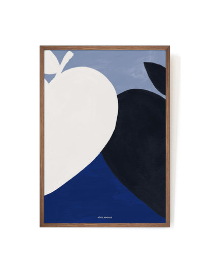 Magique in Blue art print-Art Print-A3-Mahogany-Hôtel Magique