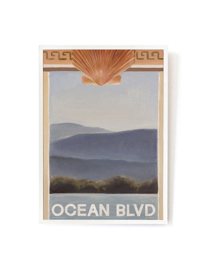 Ocean View by Kit Lintin-Art Print-A3-White-Hôtel Magique