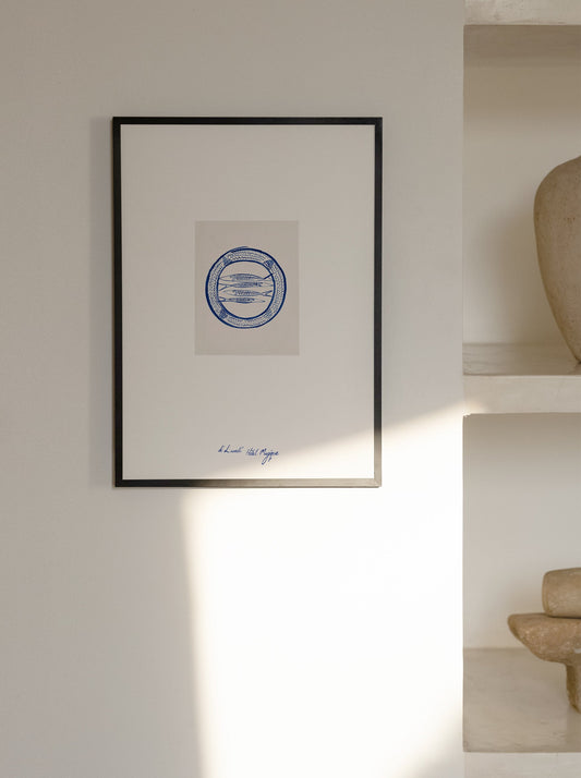 Piatto di Pesce by Di Lunedi-Art Print-A3-Unframed-Hôtel Magique