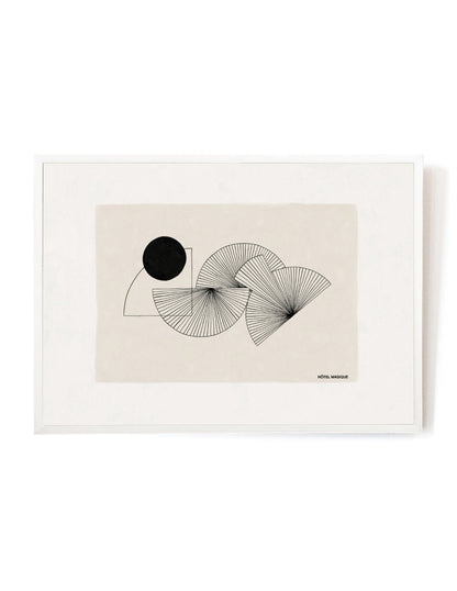 Rayons de Soleil art print-Art Print-A3-White-Hôtel Magique