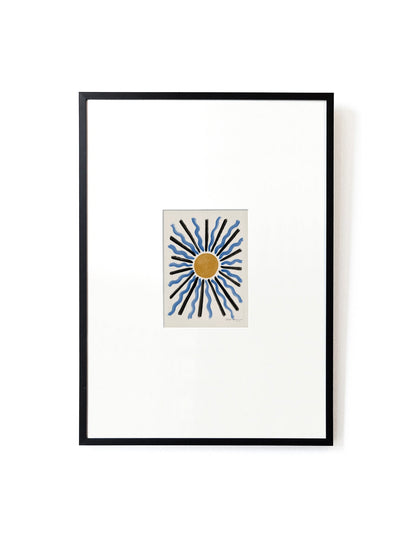 Sunrise card artwork framed-FRAME BLACK-Hôtel Magique