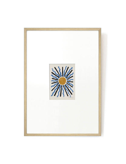Sunrise card artwork framed-FRAME OAK-Hôtel Magique