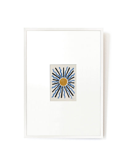 Sunrise card artwork framed-FRAME WHITE-Hôtel Magique
