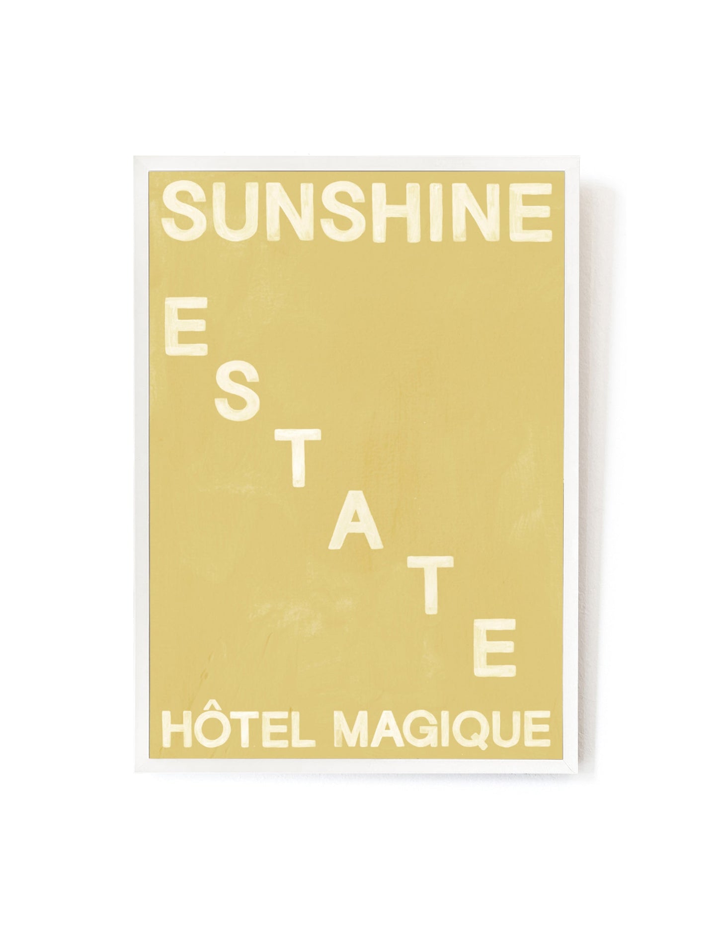 Sunshine Estate art print-Art Print-A3-White-Hôtel Magique