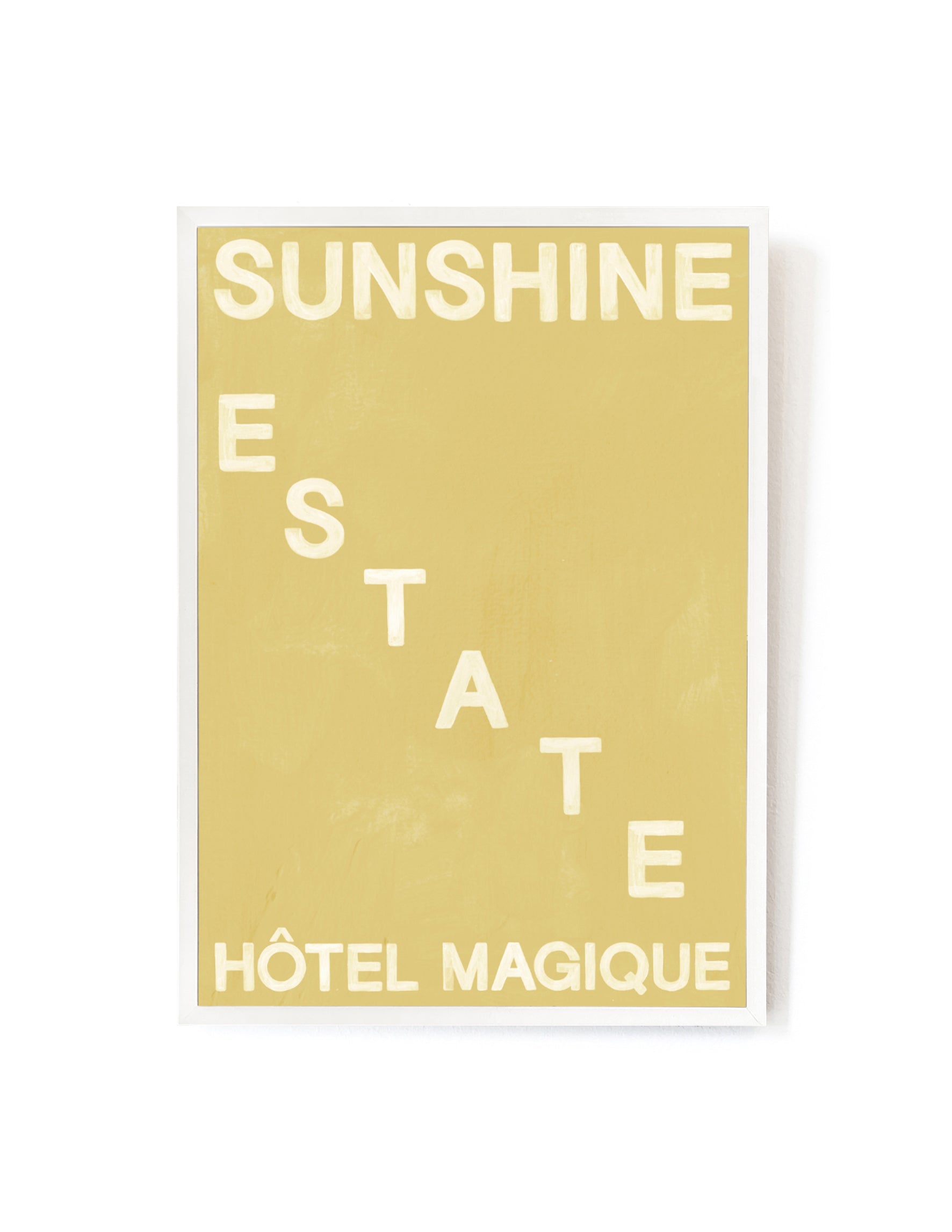 Sunshine Estate art print-Art Print-A3-White-Hôtel Magique