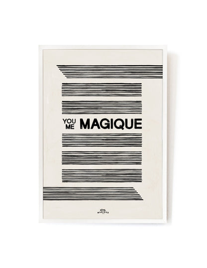 You Me Magique art print-Art Print-A3-White-Hôtel Magique