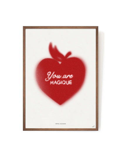 You are Magique by Marine Buffard-Art Print-A3-Unframed-Hôtel Magique