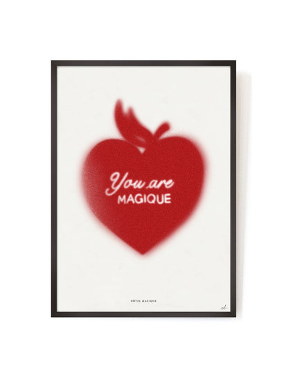 You are Magique by Marine Buffard-Art Print-A3-Unframed-Hôtel Magique