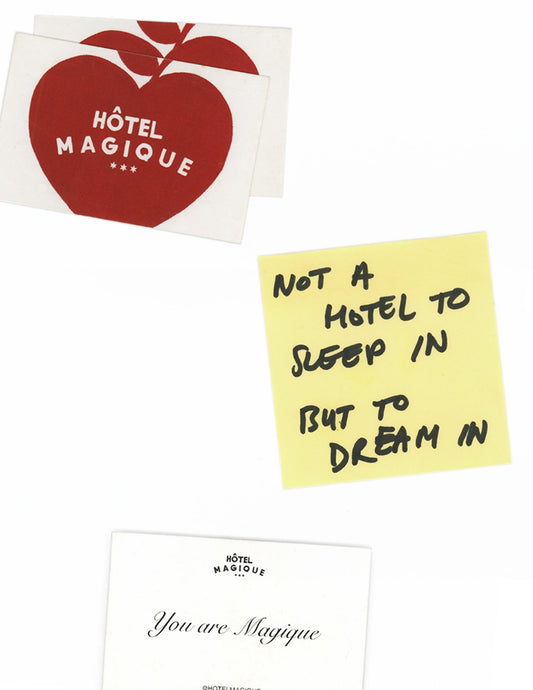 Not a Hotel to Sleep in - But to Dream in