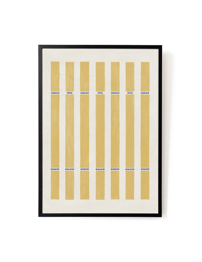 Magique Stripe Art Print – Archive Sale Edition-Art Print-Hôtel Magique
