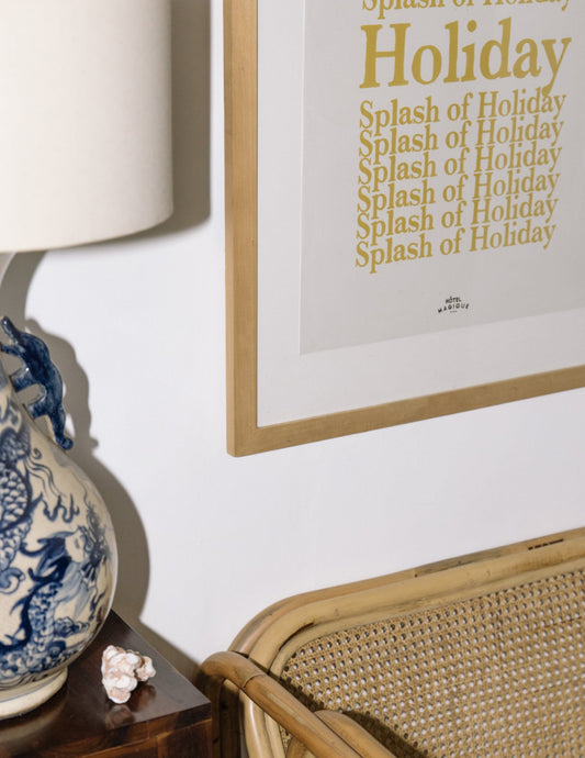 A Splash of Holiday Art Print – Archive Sale Edition-Art Print-A3-Hôtel Magique