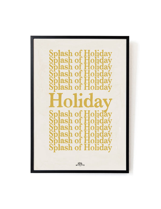 A Splash of Holiday Art Print – Archive Sale Edition-Art Print-Hôtel Magique