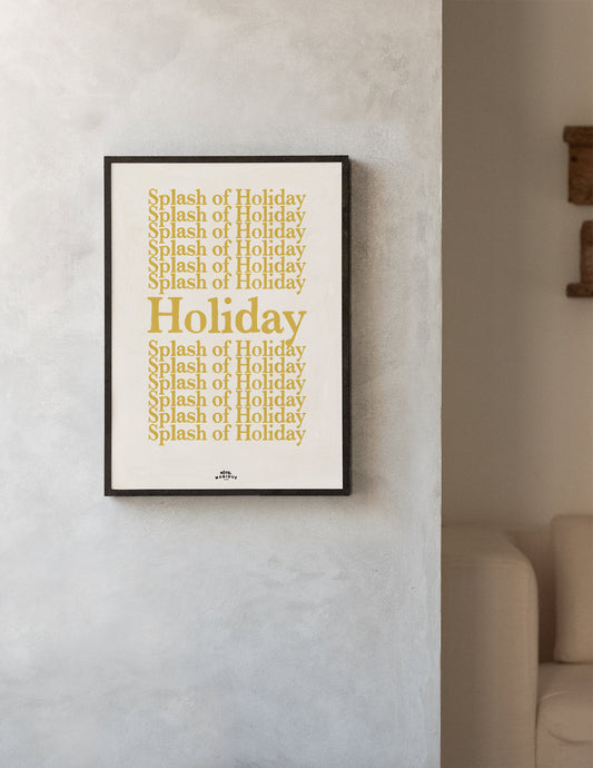 A Splash of Holiday Art Print – Archive Sale Edition-Art Print-Hôtel Magique
