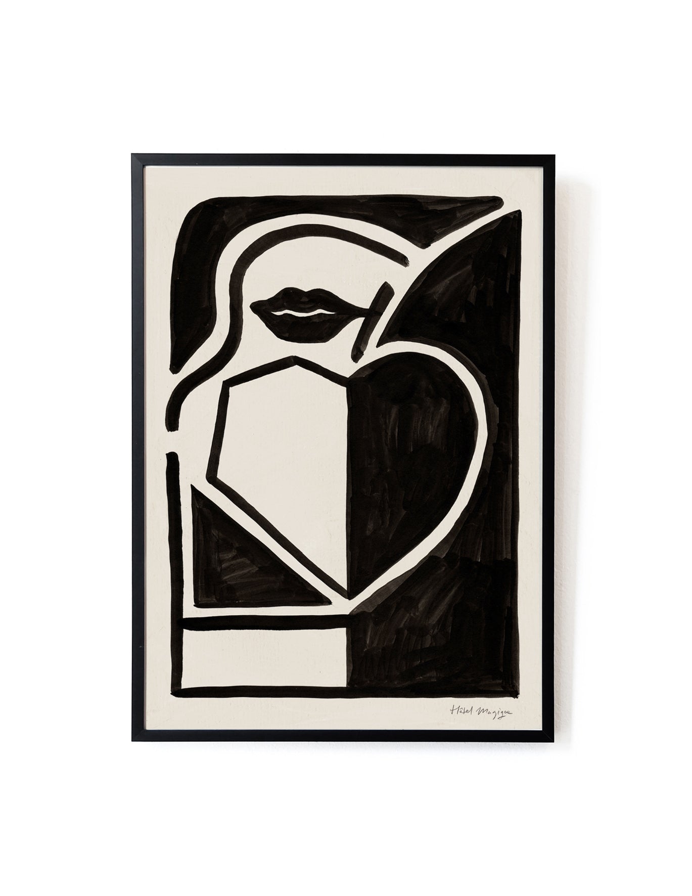 Black Apple Art Print – Archive Sale Edition-Art Print-Hôtel Magique