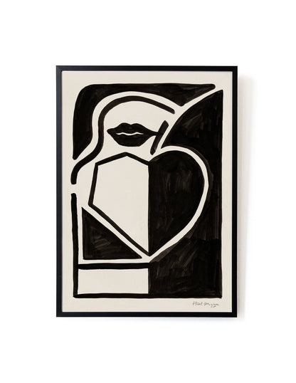 Black Apple Art Print – Archive Sale Edition-Art Print-Hôtel Magique