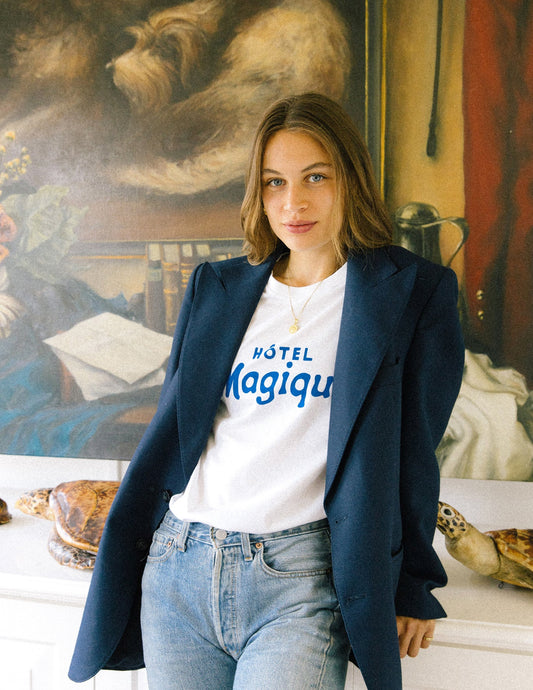 Blue Magique t-shirt-SIZE XS-Hôtel Magique
