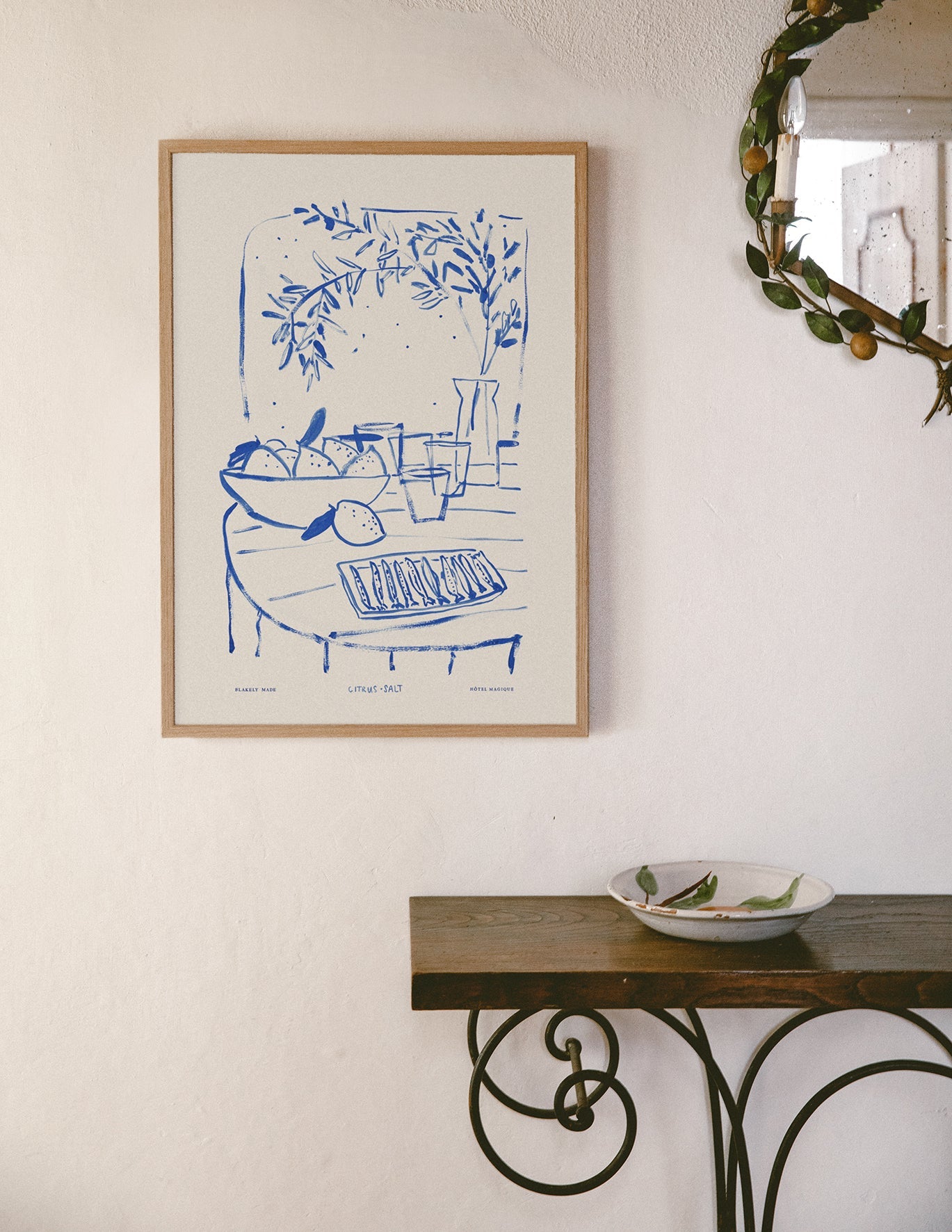 Citrus and Salt by Blakely Made-Art Print-A3-Unframed-Hôtel Magique