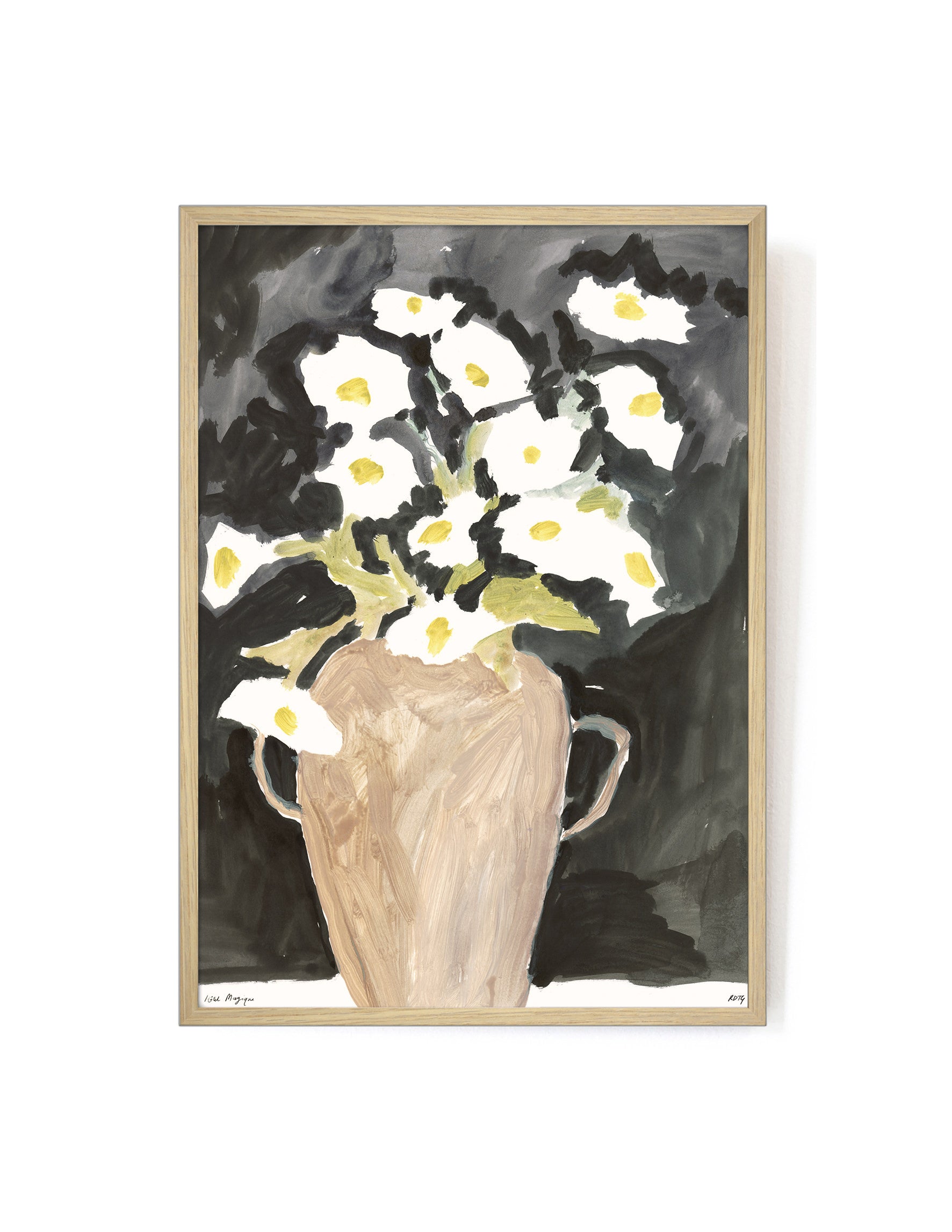 Clay by Ruschka du Toit Gird-Art Print-A3-Oak-Hôtel Magique