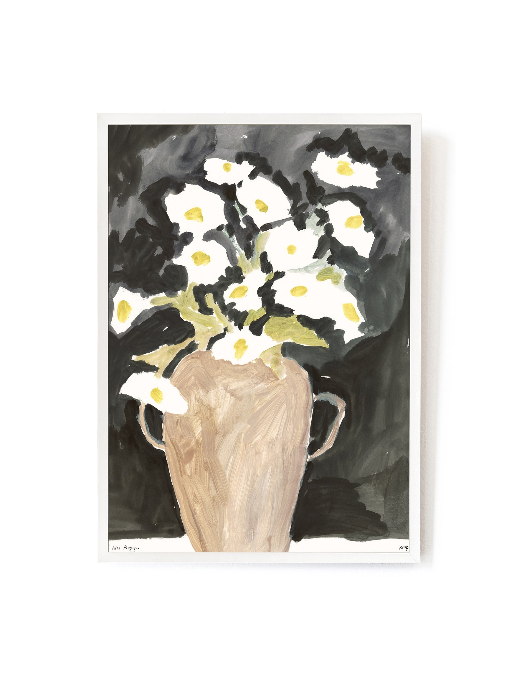 Clay by Ruschka du Toit Gird-Art Print-A3-White-Hôtel Magique