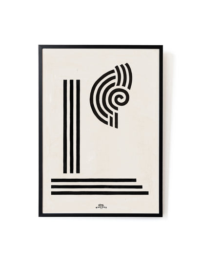 Column and Shell Art Print – Archive Sale Edition-Art Print-Hôtel Magique