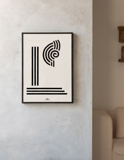 Column and Shell Art Print – Archive Sale Edition-Art Print-Hôtel Magique