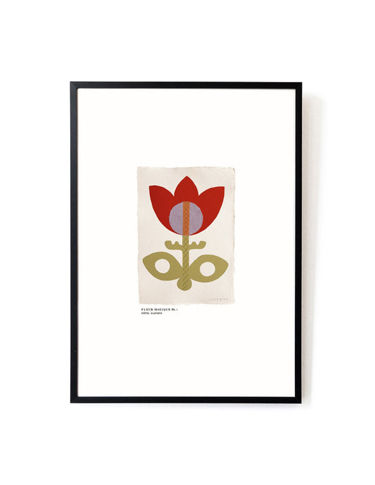 Fleur Magique No.1 by Louisa Dunn-Art Print-A3-Unframed-Hôtel Magique