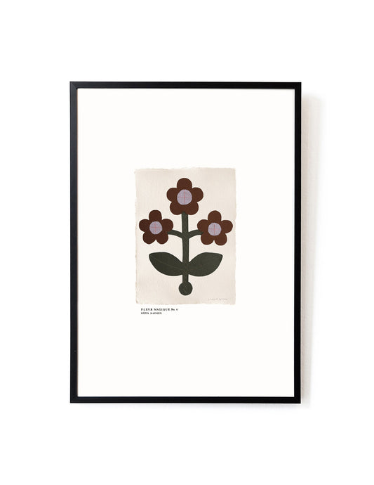 Fleur Magique No.4 by Louisa Dunn-Art Print-A3-Unframed-Hôtel Magique