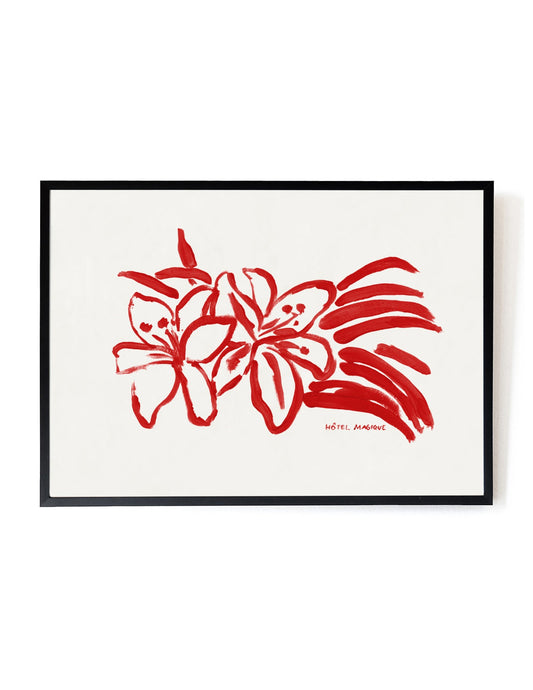 Fleurs Tropicale Art Print – Archive Sale Edition-Art Print-Hôtel Magique