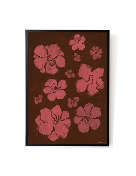 Fleurs de Cactus by Irina Jida-Art Print-A3-Unframed-Hôtel Magique
