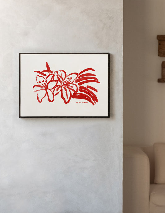 Fleurs Tropicale Art Print – Archive Sale Edition-Art Print-Hôtel Magique