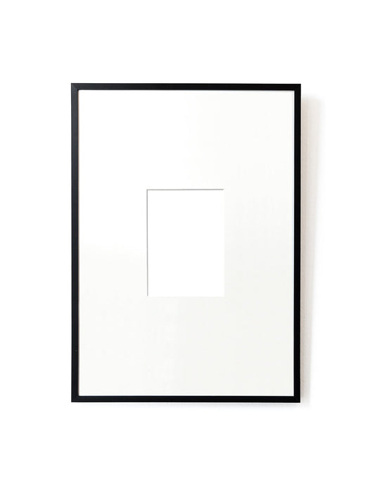 Frame + Passe-partout-A3 black frame with passe-partout-Hôtel Magique