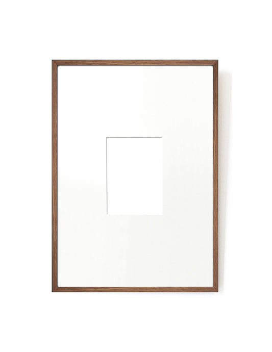 Frame + Passe-partout-A3 mahogany frame with passe-partout-Hôtel Magique