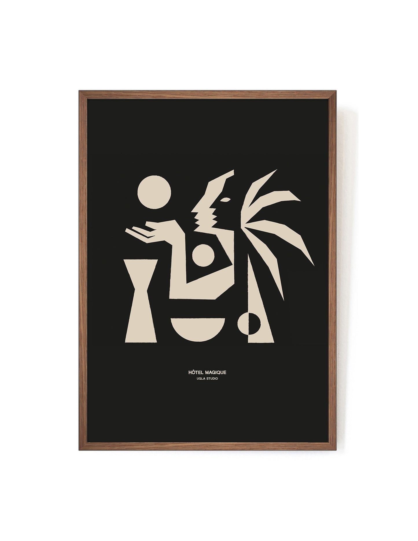 Goddess of the Sun by Ugla Studio-Art Print-A3-Mahogany-Hôtel Magique