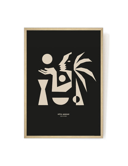Goddess of the Sun by Ugla Studio-Art Print-A3-Oak-Hôtel Magique