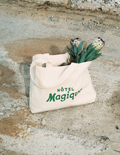 Green Magique tote bag-Hôtel Magique