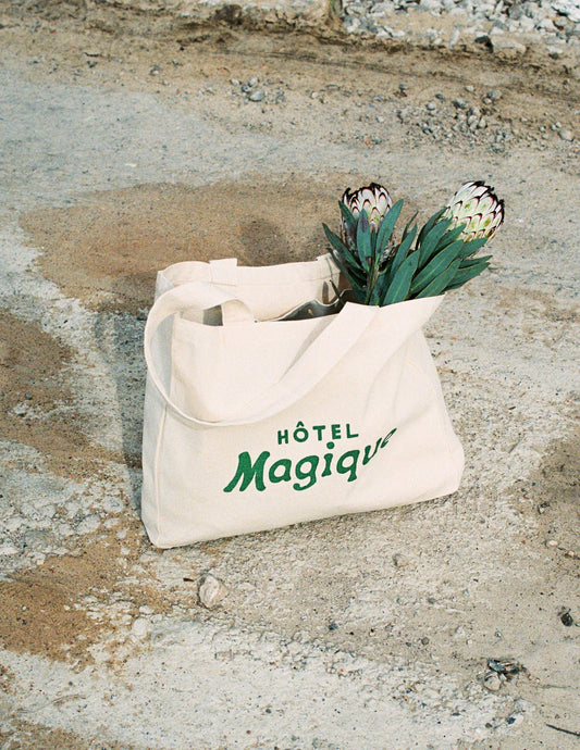 Green Magique tote bag-Hôtel Magique