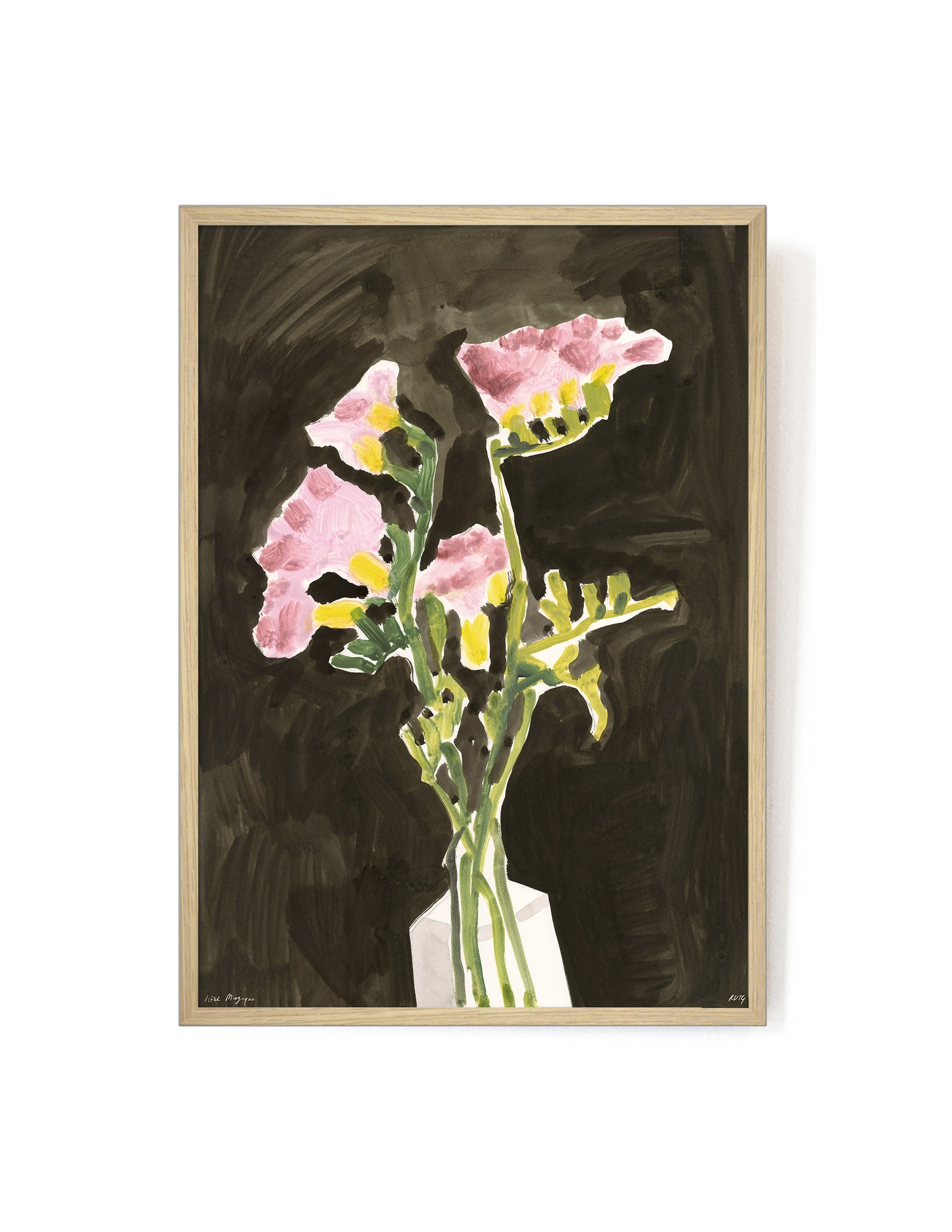 Idle by Ruschka du Toit Gird-Art Print-A3-Oak-Hôtel Magique