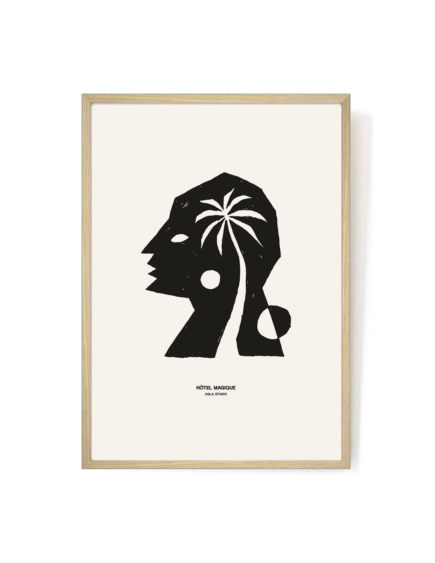 Island Dreaming by Ugla Studio-Art Print-A3-Oak-Hôtel Magique