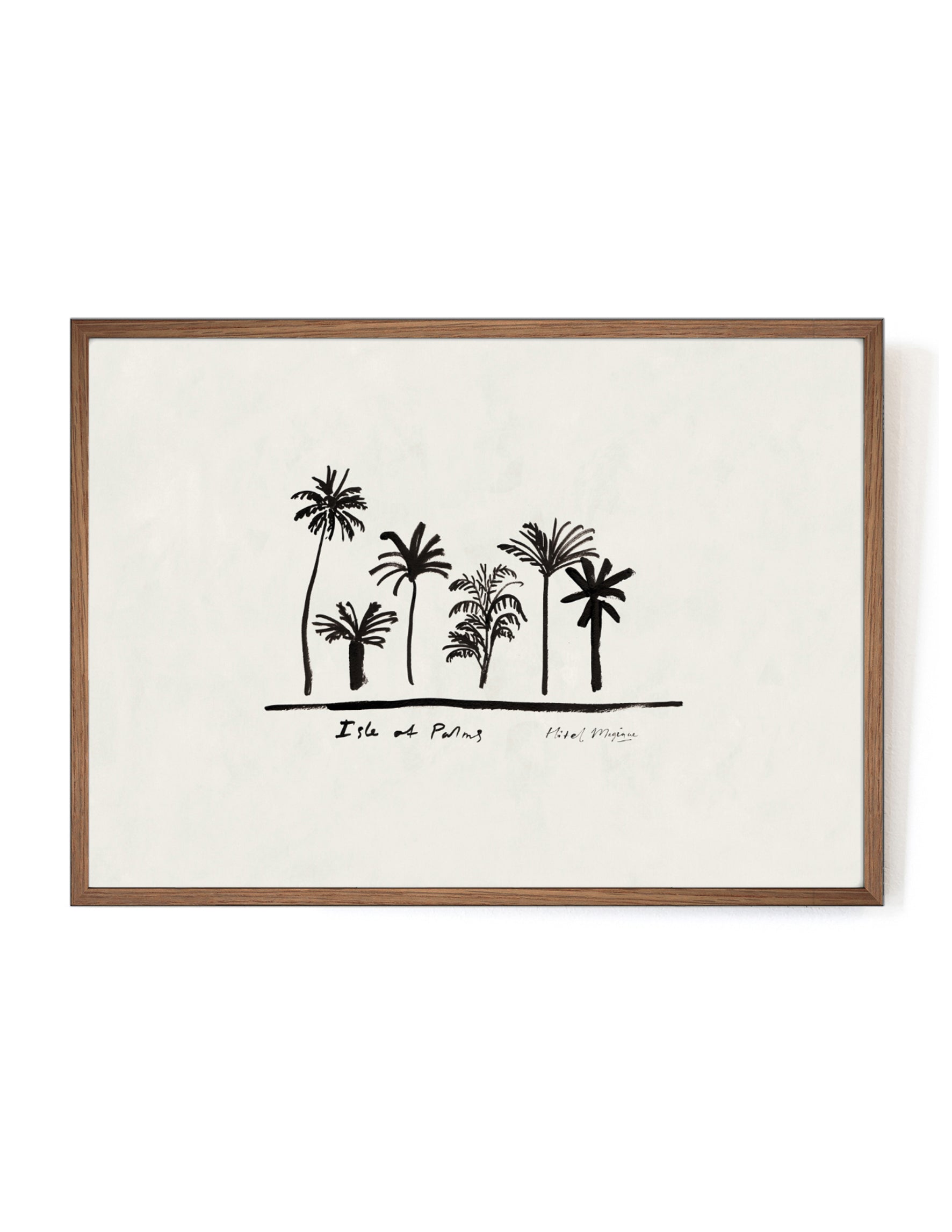 Isle of Palms art print-Art Print-A3-Mahogany-Hôtel Magique